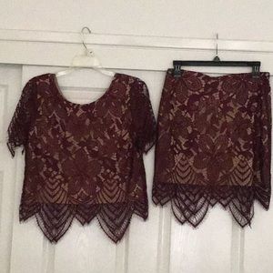 Top & Coordinating Skirt
